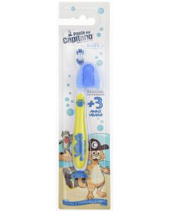 Buy Pasta del Capitano Children's toothbrush from 3 years old soft color yellow | Online Pharmacy | https://pharm-pills.com