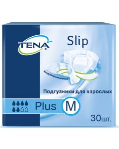 Buy Tena Slip Plus M Adult Diapers, 30 pcs | Online Pharmacy | https://pharm-pills.com