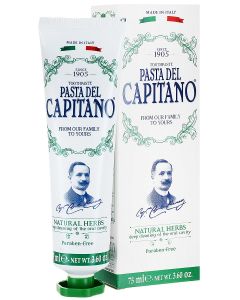 Buy Pasta del Capitano Premium Toothpaste 'Natural herbs', 75 ml | Online Pharmacy | https://pharm-pills.com