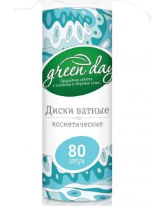 Buy Greenday Cotton pads, 80 pcs | Online Pharmacy | https://pharm-pills.com