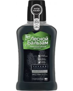 Buy Forest Balm Mouthwash, with charcoal and wild mint, black, 250 ml | Online Pharmacy | https://pharm-pills.com