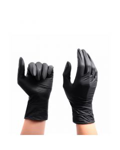 Buy Disposable gloves, nitrile , black, size S, 6 pairs. | Online Pharmacy | https://pharm-pills.com