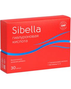 Buy Sibella HYALURONIC ACID - deeply moisturizes the skin from the inside caps. 0,34g # 30 | Online Pharmacy | https://pharm-pills.com