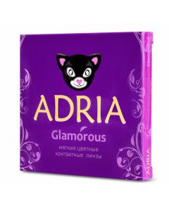 Buy Adria 'Glamorous' colored contact lenses 3 months, -3.00 / 14.5 / 8.6, brown, 2 pcs. | Online Pharmacy | https://pharm-pills.com