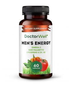 Buy DoctorWell Vitamins for men with Omega-3, With Palmetto and zinc Men's Energy, 60 pcs | Online Pharmacy | https://pharm-pills.com