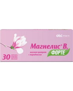 Buy Magnelis B6 forte Tablets p / o, 100 mg +10 mg, No. 30 | Online Pharmacy | https://pharm-pills.com