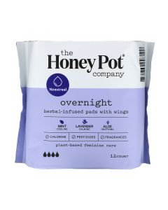 Buy The Honey Pot Company, Wings Pads , night, 12 pieces | Online Pharmacy | https://pharm-pills.com