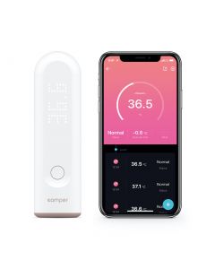 Buy Smart infrared thermometer Comper with Apple Health support, white | Online Pharmacy | https://pharm-pills.com