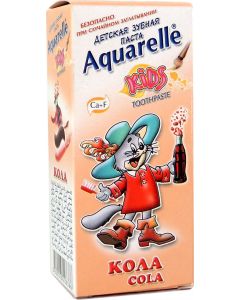 Buy AQUARELLE KIDS Children's toothpaste, Cola flavor, 50 ml | Online Pharmacy | https://pharm-pills.com