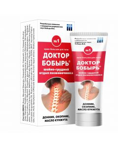 Buy Dr. Bobyr / Dr. Bobyr No. 1 Cream-balm for back and neck, 75 ml for the cervicothoracic spine | Online Pharmacy | https://pharm-pills.com