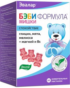 Buy Baby Bear Formula Calm chewed lozenges. 2.5g No. 60 (BAA) | Online Pharmacy | https://pharm-pills.com