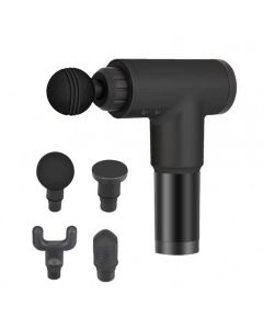 Buy HomeStore Percussion massager (massage gun) for the body, with a set Fascial Gun LE-280, black | Online Pharmacy | https://pharm-pills.com