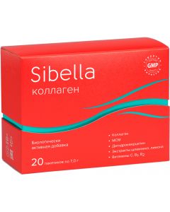 Buy Sibella COLLAGEN powder - helps to slow down the aging process of the skin pack. 7g # 20  | Online Pharmacy | https://pharm-pills.com