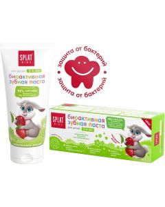 Buy Splat Toothpaste for children Strawberry-cherry, antibacterial, from 2 up to 6 years, 50 ml | Online Pharmacy | https://pharm-pills.com