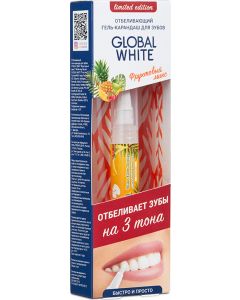 Buy Whitening complex Global White Global White Whitening gel-pencil for teeth 'Fruit mix', 5 ml | Online Pharmacy | https://pharm-pills.com