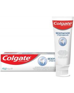 Buy Colgate Toothpaste Safe whitening, whitening, 75 ml | Online Pharmacy | https://pharm-pills.com