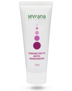 Buy Levrana Antimicrobial Toothpaste, with lavender and magnolia, 75ml | Online Pharmacy | https://pharm-pills.com