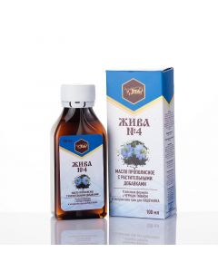 Buy Oil 'ZHIVA No. 4' with propolis and herbal supplements for the intestines. | Online Pharmacy | https://pharm-pills.com