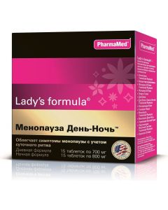 Buy Biocomplex Lady-S Formula 'Menopause. Day-Night ', 30 tablets | Online Pharmacy | https://pharm-pills.com