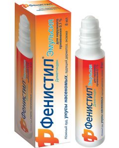 Buy Fenistil Emulsion for external use 0.1%, 8 ml | Online Pharmacy | https://pharm-pills.com