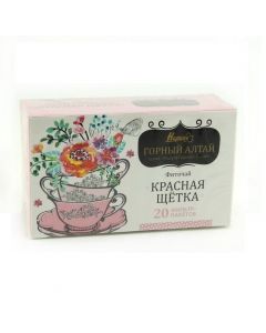 Buy Herbal tea Red brush filter pack of 20 pcs. | Online Pharmacy | https://pharm-pills.com