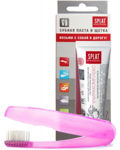 Buy Travel set Splat 'Ultracomplex': toothpaste, toothbrush | Online Pharmacy | https://pharm-pills.com