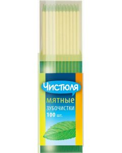 Buy CLEANING toothpicks mint. 100 pieces. | Online Pharmacy | https://pharm-pills.com