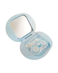 Buy Set for contact lenses in a case with a mirror, 3-piece container | Online Pharmacy | https://pharm-pills.com