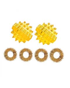 Buy Su-jok ball and ring Set of 2 pcs yellow | Online Pharmacy | https://pharm-pills.com