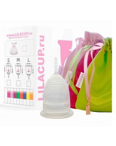 Buy LilaCup BOX PLUS menstrual cup size M transparent | Online Pharmacy | https://pharm-pills.com