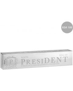 Buy PresiDENT White Toothpaste, for daily whitening, 100 RDA, 75 ml | Online Pharmacy | https://pharm-pills.com