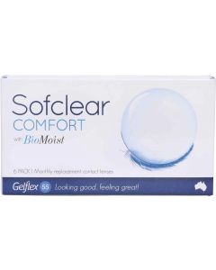 Buy Contact lenses Gelflex Sofclear COMFORT 1 month, 3.50 / 8.6, 6 pcs. | Online Pharmacy | https://pharm-pills.com