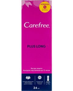 Buy Carefree Plus Panty liners 'Long', 24 pcs | Online Pharmacy | https://pharm-pills.com