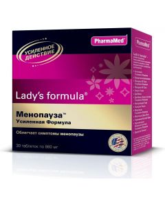 Buy Lady-S Vitamin Complex 'Menopause' formula, enhanced formula, 30 pcs x 860 mg | Online Pharmacy | https://pharm-pills.com