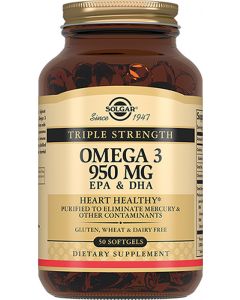 Buy caps ., Greenwood Solgar, Omega 3 'Omega-3', 950 mg, 50 capsules | Online Pharmacy | https://pharm-pills.com