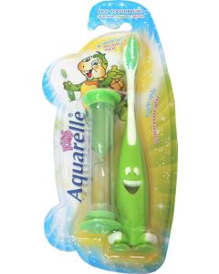 Buy AQUARELLE KIDS brush GREEN with an hourglass for children over 3 years old | Online Pharmacy | https://pharm-pills.com