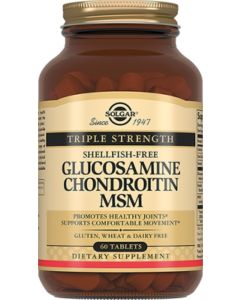 Buy Solgar, Glucosamine Chondroitin MSM 'Glucosamine-Chondroitin and methylsulfonylmethane', 60 tablets | Online Pharmacy | https://pharm-pills.com