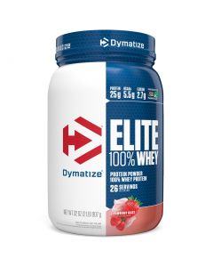 Buy Dymatize Elite Whey Protein 2lb (907 g) - Strawberry Explosion | Online Pharmacy | https://pharm-pills.com