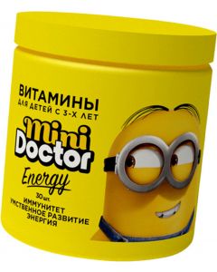 Buy Mini Doctor Energy chewing lozenges in the form of minions, 30 pcs | Online Pharmacy | https://pharm-pills.com