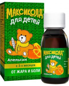 Buy Maxikold for children suspension. d / int. approx. 100mg / 5ml fl. with measured. spoon 200g No. 1 (orange) | Online Pharmacy | https://pharm-pills.com