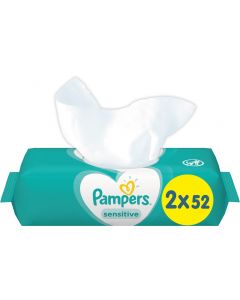 Buy Pampers Wipes Sensitive wipes, for children, 104 pcs | Online Pharmacy | https://pharm-pills.com