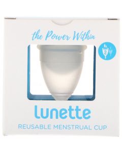 Buy Lunette, Refillable menstrual cup, model 2, clear, 1 piece | Online Pharmacy | https://pharm-pills.com