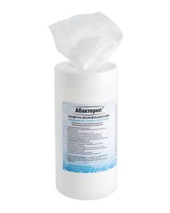 Buy Disinfecting wipes Abacteril in a tube, wet, 13.6 * 22 cm | Online Pharmacy | https://pharm-pills.com