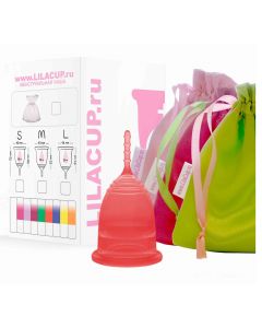 Buy Menstrual cup LilaCup BOX PLUS size S red | Online Pharmacy | https://pharm-pills.com