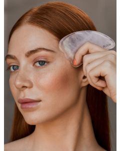 Buy Gua sha scraper for face massage from 100% rose quartz 'Paw' BLOOR | Online Pharmacy | https://pharm-pills.com