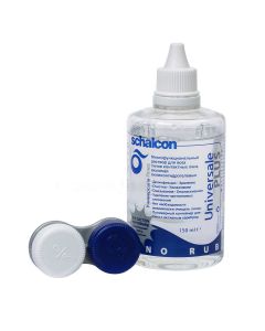 Buy Multifunctional solution for contact lenses Schalcon Universale Plus, 150 ml with a container for lenses | Online Pharmacy | https://pharm-pills.com