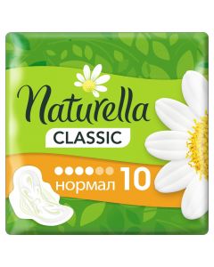 Buy Ladies' scented pads NATURELLA CLASSIC Normal (with chamomile scent) Single, 10 pcs. | Online Pharmacy | https://pharm-pills.com