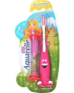 Buy AQUARELLE KIDS Children's toothbrush PINK with an hourglass for children over 3 years old | Online Pharmacy | https://pharm-pills.com