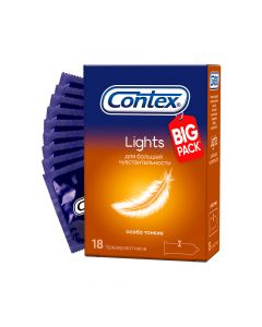 Buy Contex Lights condoms, maximum sensitive, 18 pcs | Online Pharmacy | https://pharm-pills.com