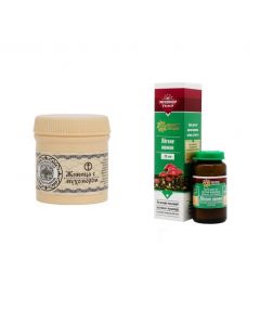 Buy Monastic linimentin 'Zhivitsa with fly agaric' 50 ml. + Amanita cream 'Light legs' 30 ml. | Online Pharmacy | https://pharm-pills.com